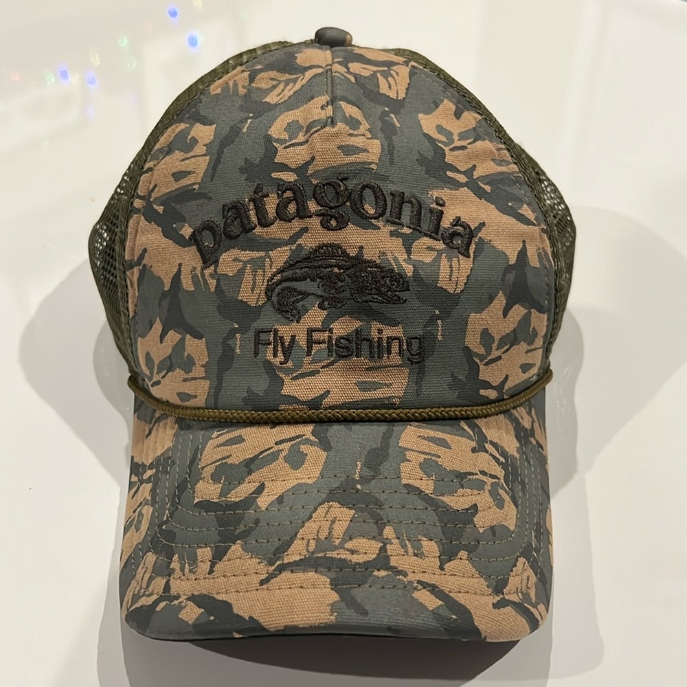 Patagonia Fly Fishing Master Chief Hat - Excellent condition Camo 2012 vintage